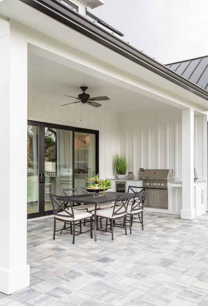 This is an example of a beach style patio in Jacksonville.