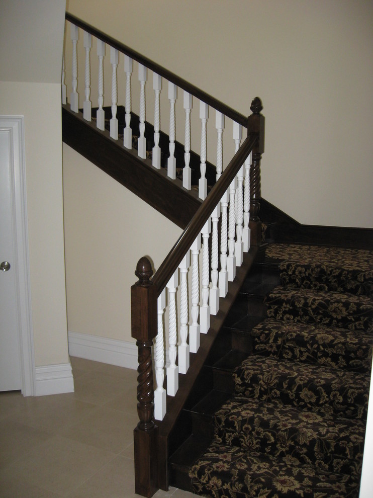 Inspiration for a traditional staircase in Las Vegas.