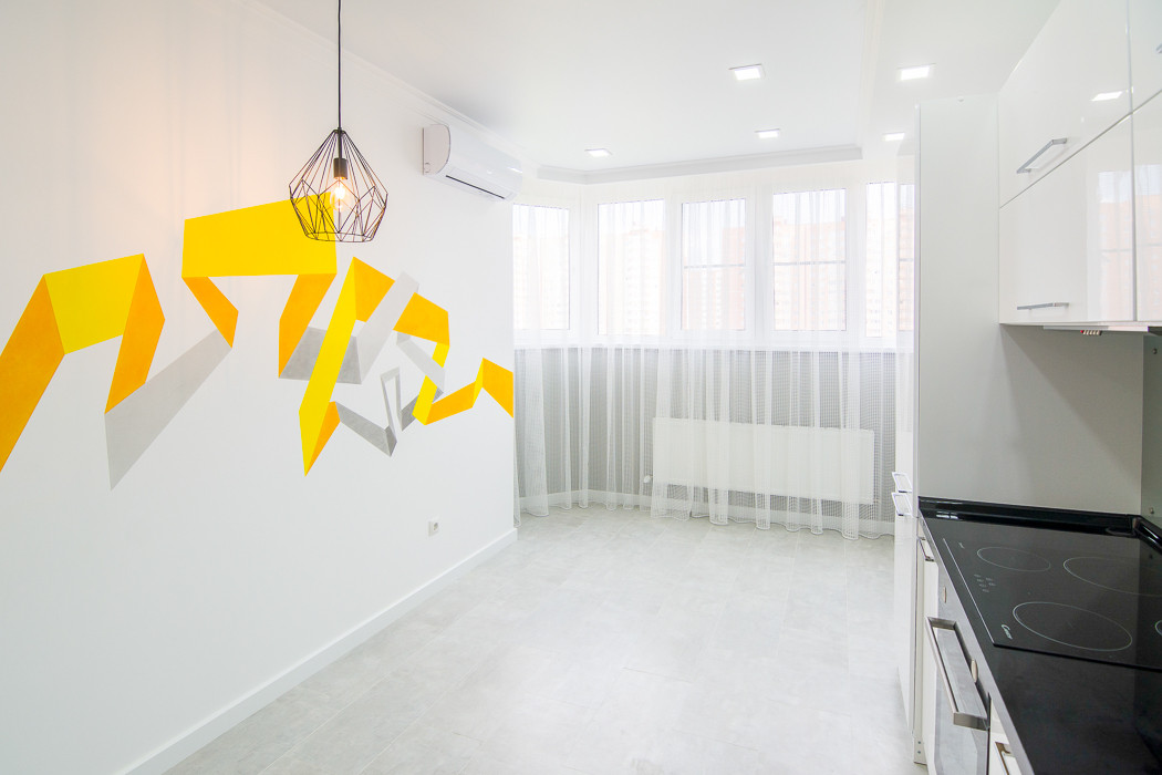 Ремонт по дизайн-проекту 1-комнатной квартире. ЖК Панорама, г.Краснодар,