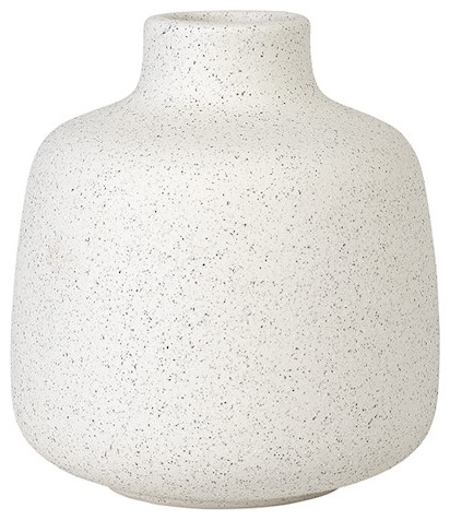 Blomus Rudea 5 x 5 Ceramic Vase, White - Transitional - Vases - by ...