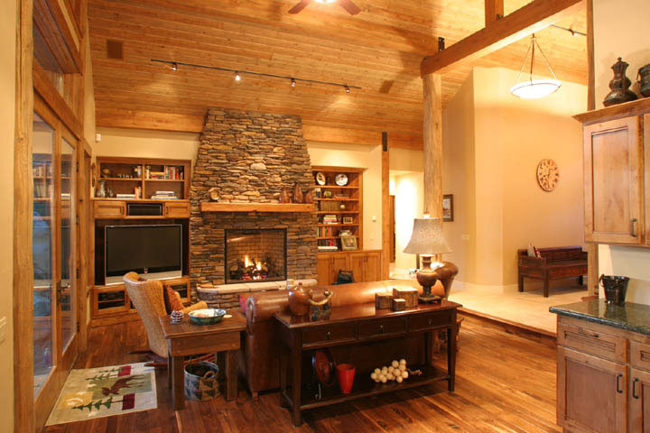 This is an example of a traditional living room in Boise.