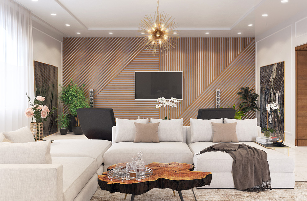 Эклектика в светлом доме