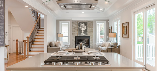 Custom Home family-room