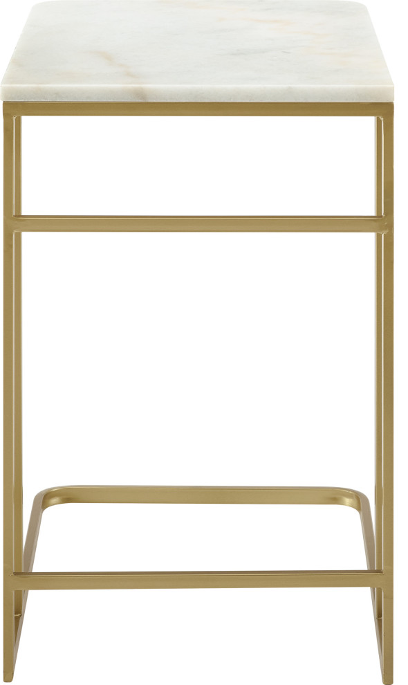 Fallon Marble C Table Contemporary Side Tables And End Tables by