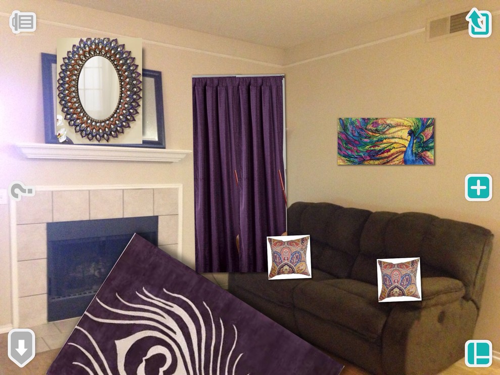 How can I make my wall art look bigger?