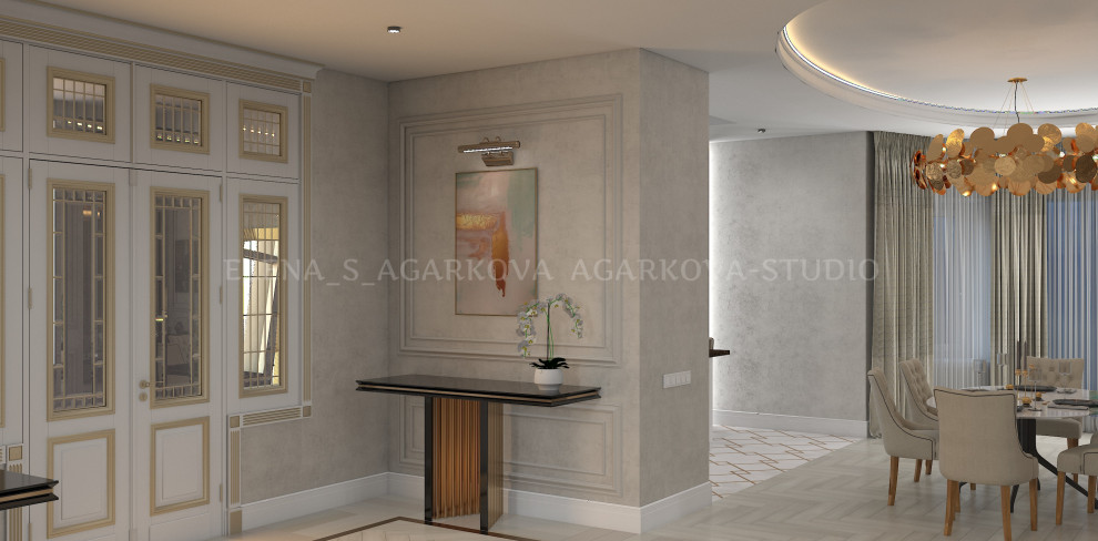 Дом в нюдовых тонах