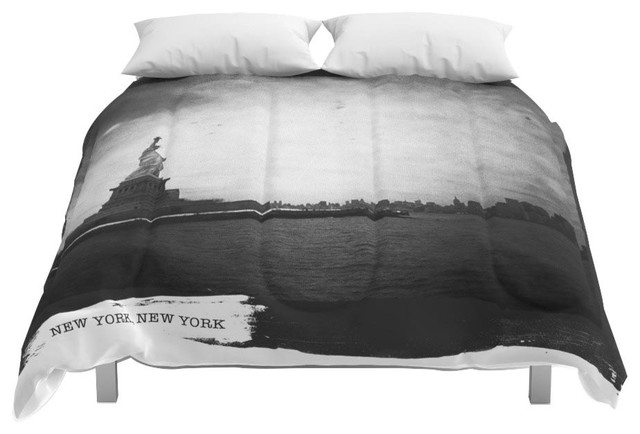 Society6 New York, New York Comforter, Queen, 88x88