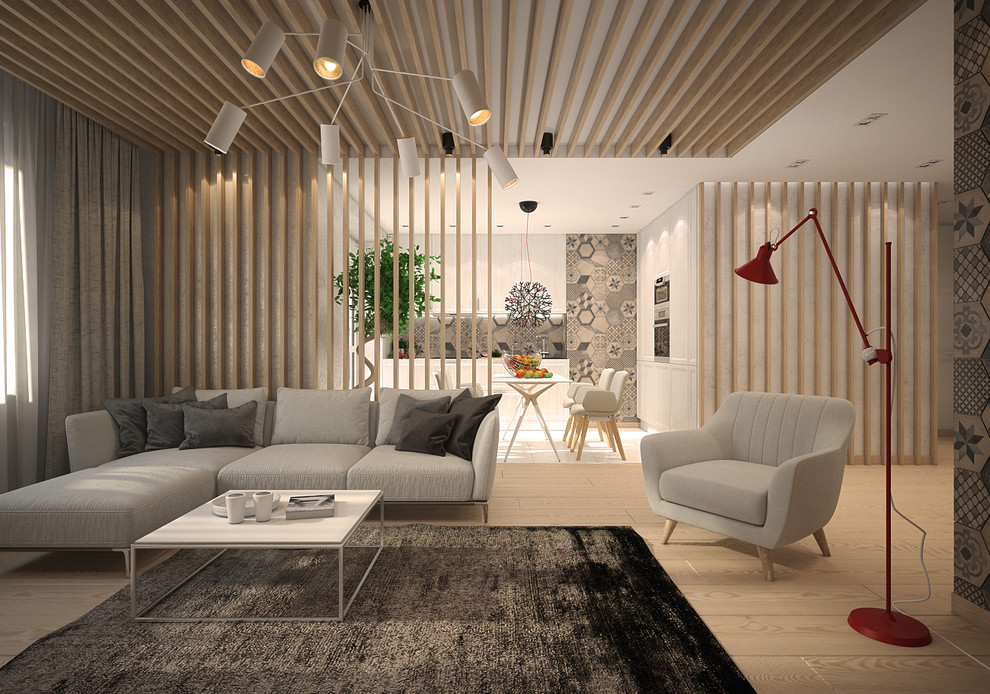 гостиная-кухня