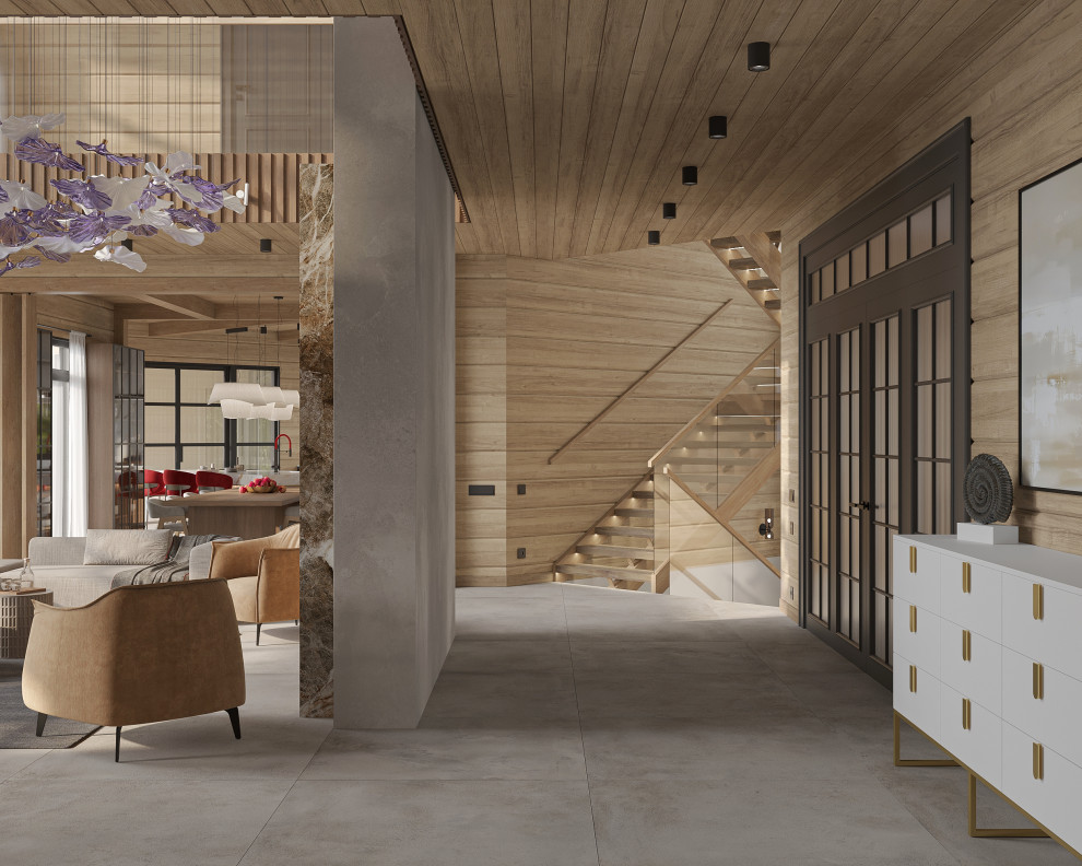 Загородный дом из клееного бруса