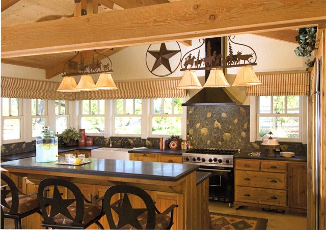 Solvang Rustic Western rustic-kitchen