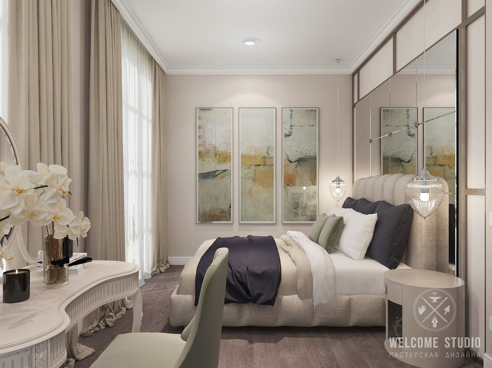 «Savanna’s color». Трёхкомнатная квартира в Москве.