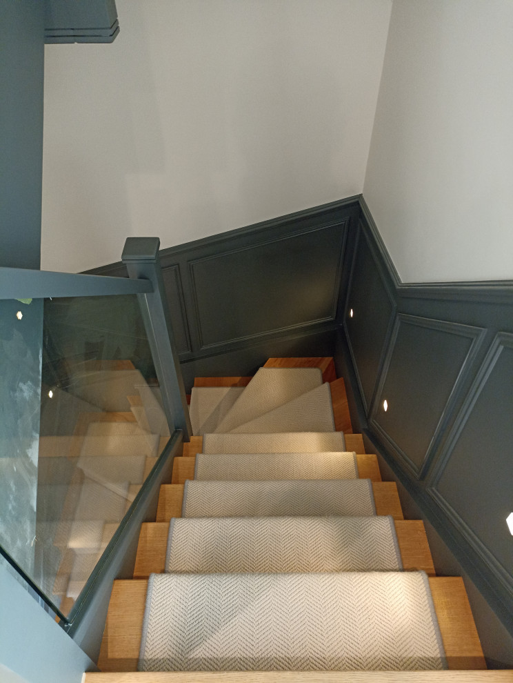 Hallway panelling, dado rail and full decoration - Notting Hill