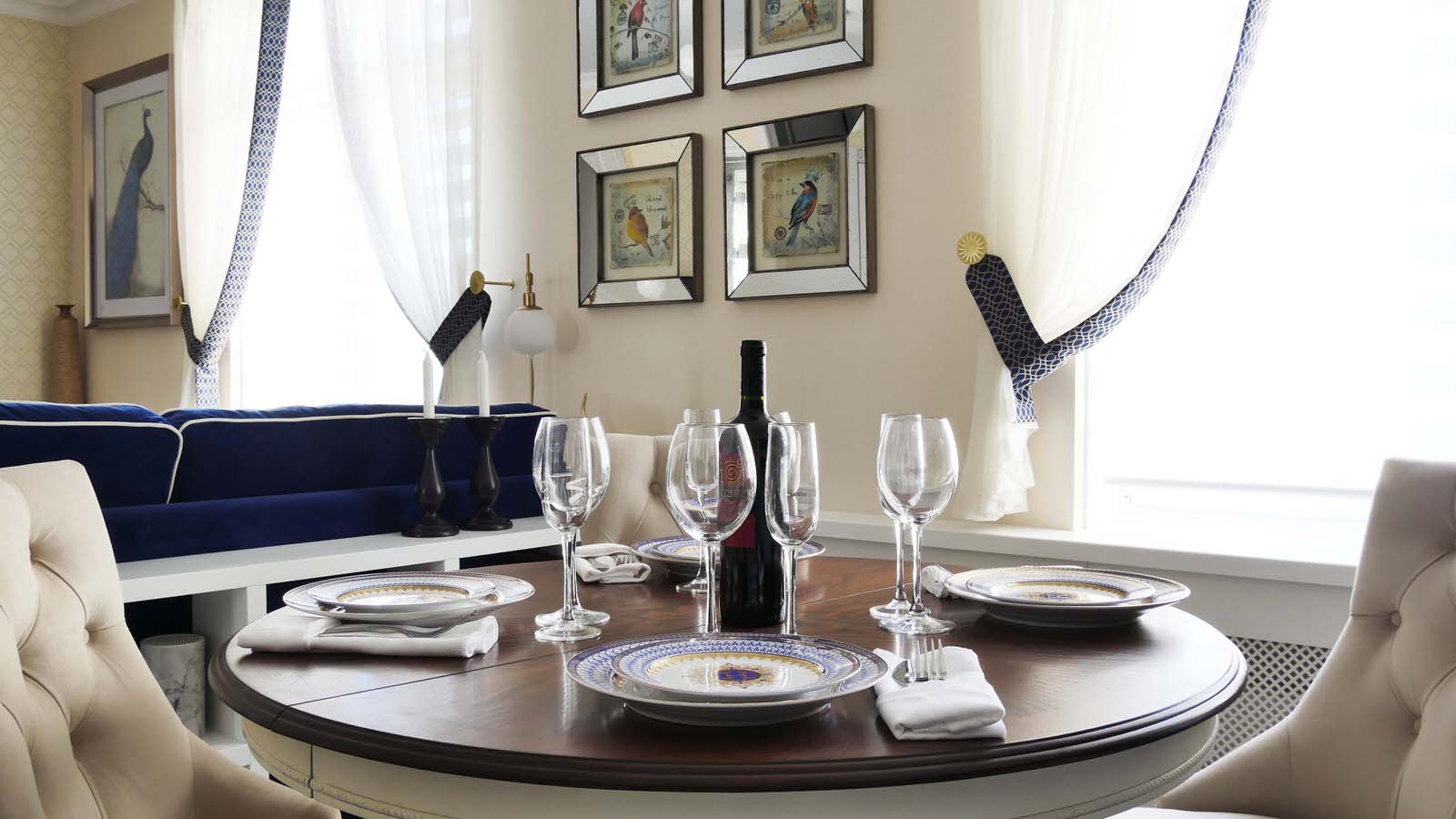 Квартира 90 м2 Индиго