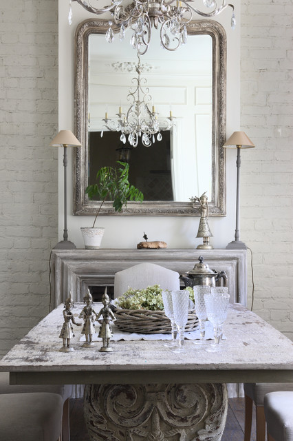 СНЕГ shabby-chic-inspirerad-matplats