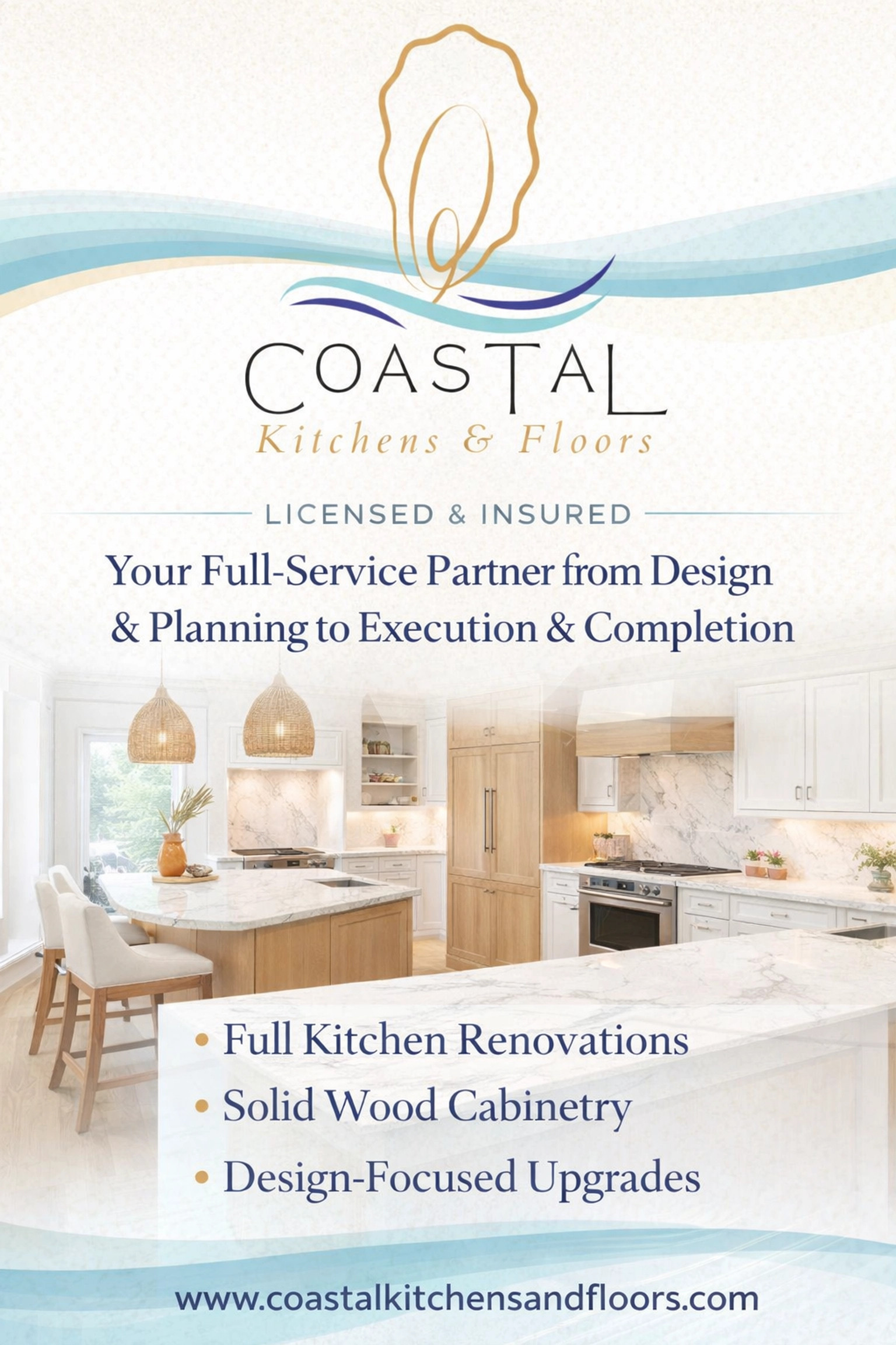 Coastal Kitchens & Floors Flyer describing who we are