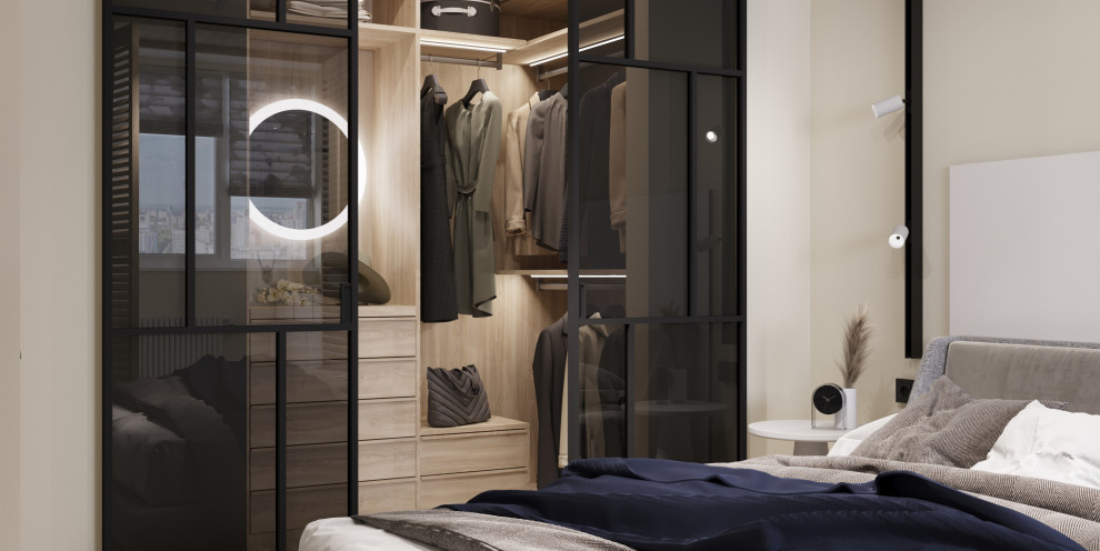 Современные апартаменты в природных тонах