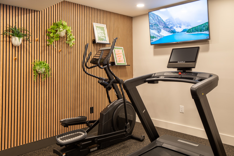 Luxury Home Gym | Custom Basement Design
