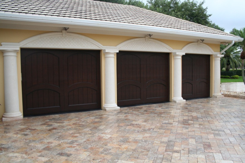 Eden Coast Custom Stained Garage Doors - Shed - Miami - by ...