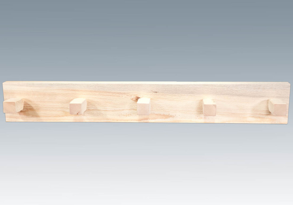 Homestead Coat Rack, 3 Foot, Lacquered