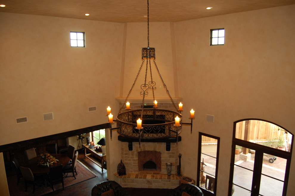 Inspiration for a rustic entryway remodel in Austin