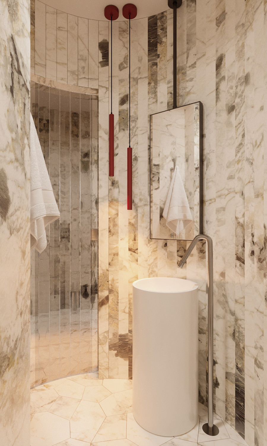 Квартира в стиле фотостудии без единой стены