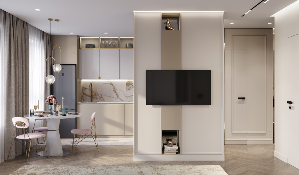 проект "Элегантные ассоциации на 63 м2"