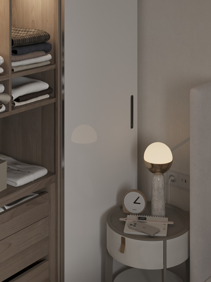 Проект спальни. 3D-визуализация.