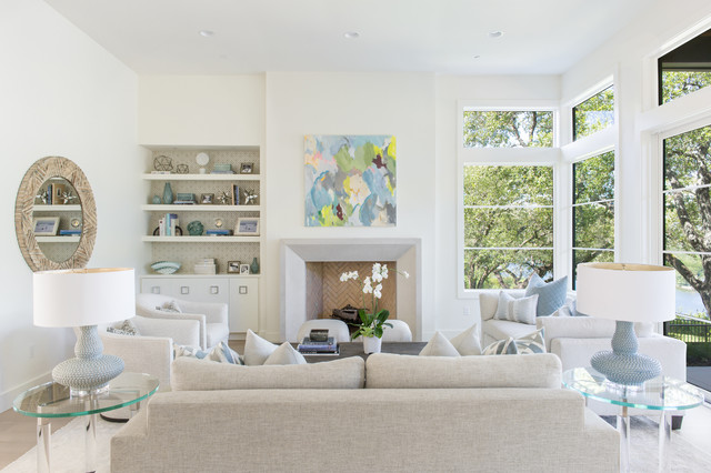 Lake Austin Residence contemporary-living-room