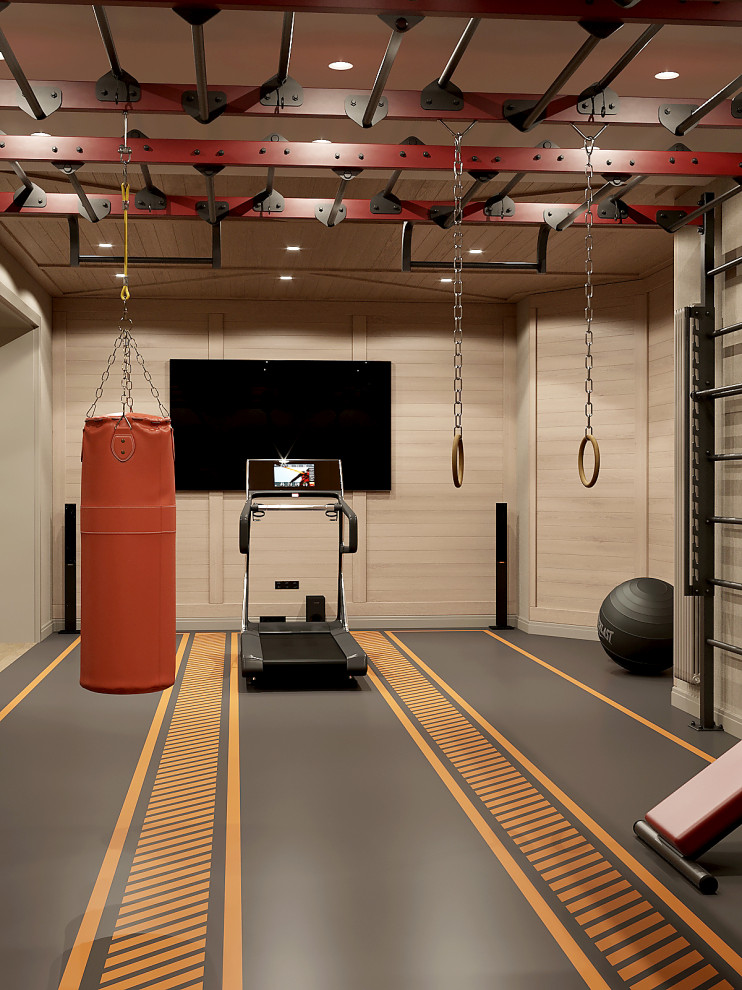 Тренажерный зал в загородном доме