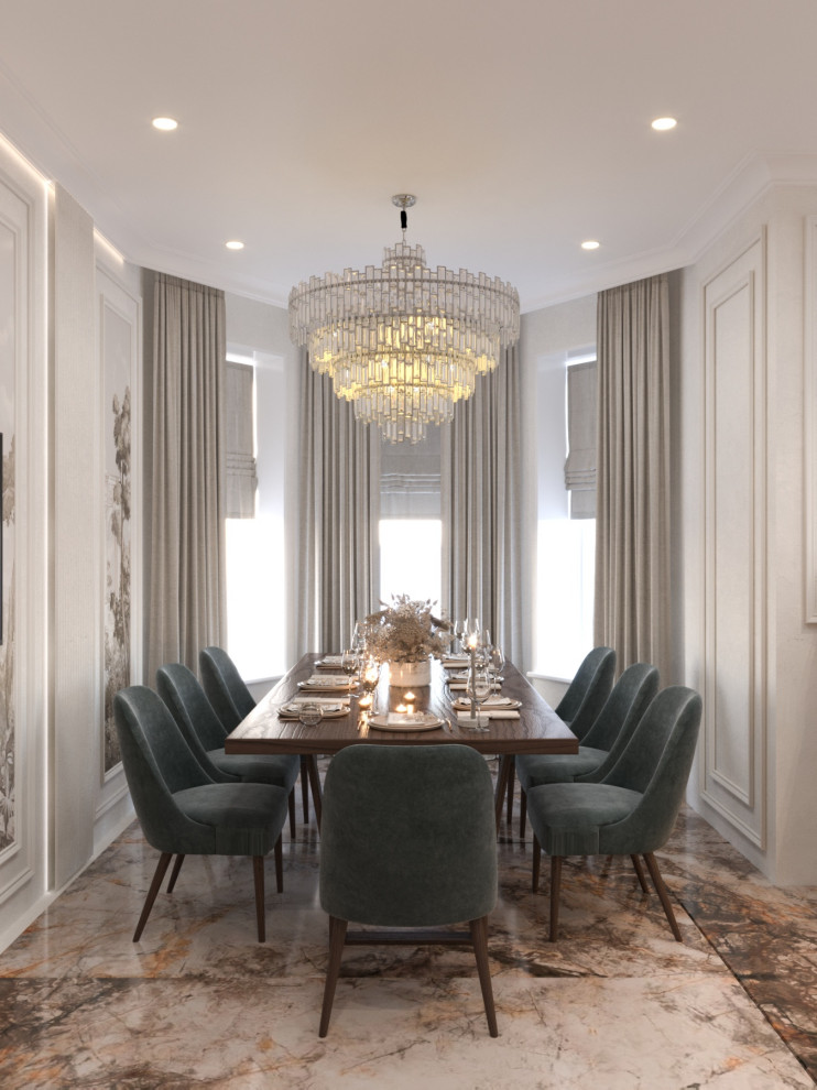 Проект кухни-гостиной в частном доме г. Орел