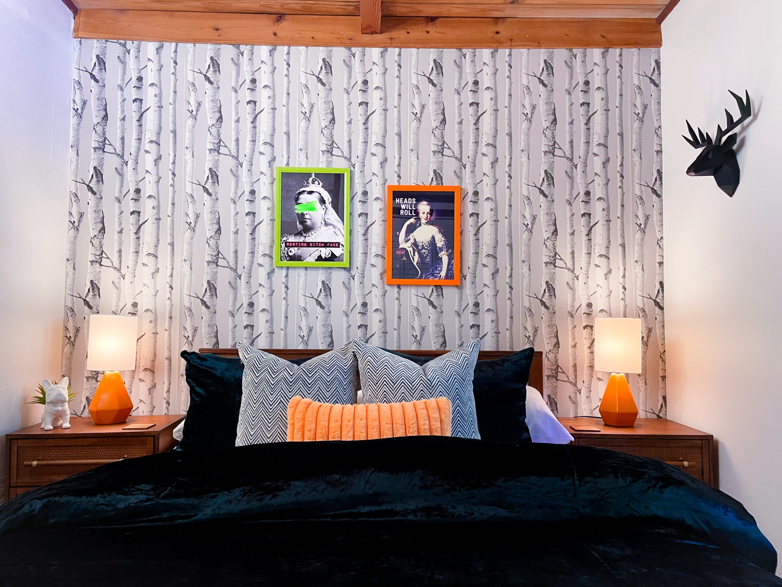 Air Bnb Modern Wilderness Guest Bedroom