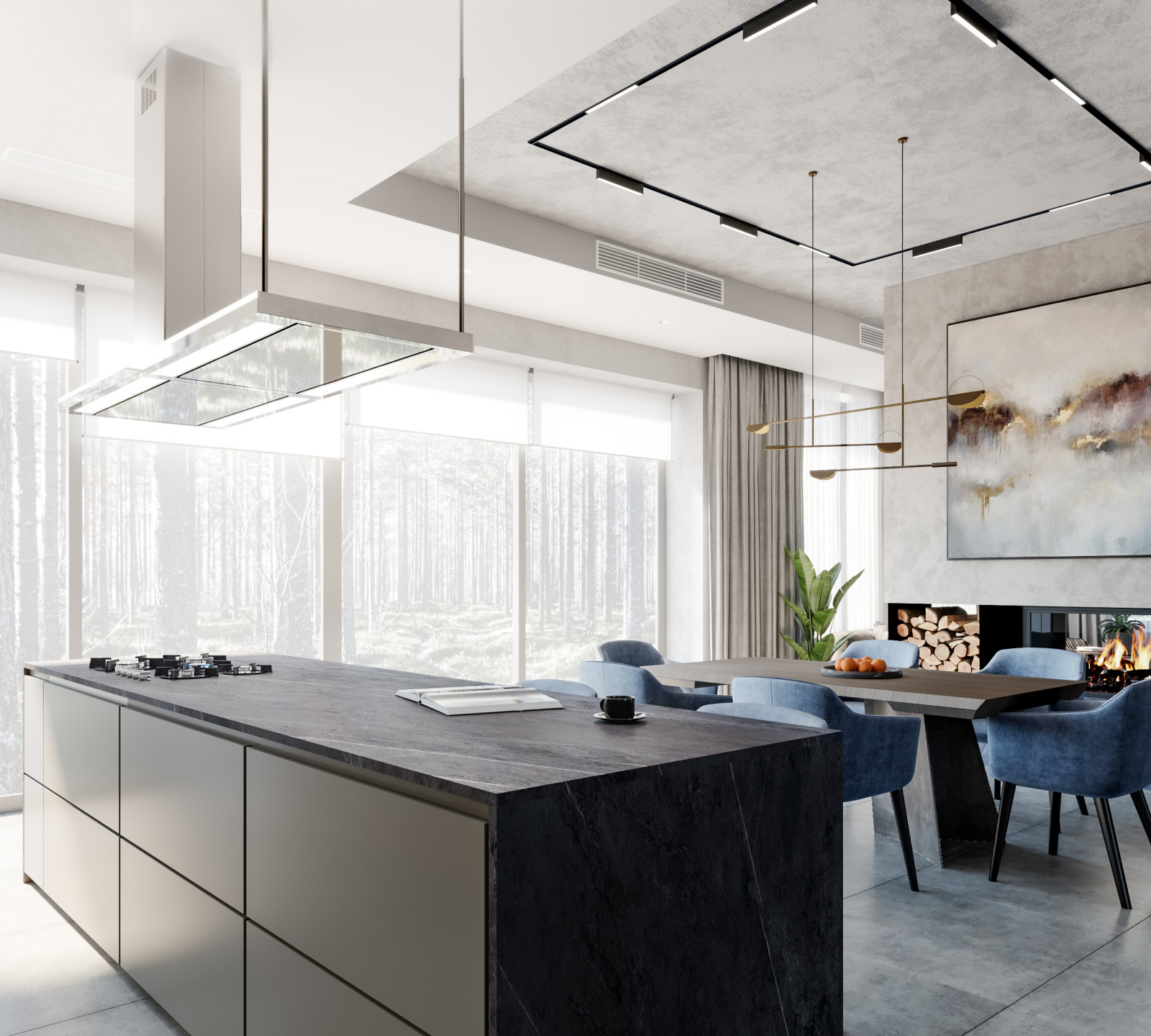 Загородный дом МОсковская Область, дизайн-проект