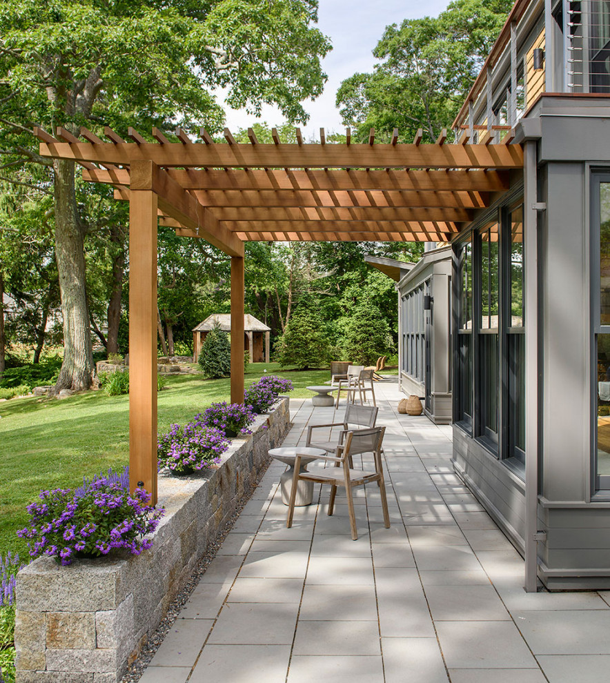 Country patio in Boston.