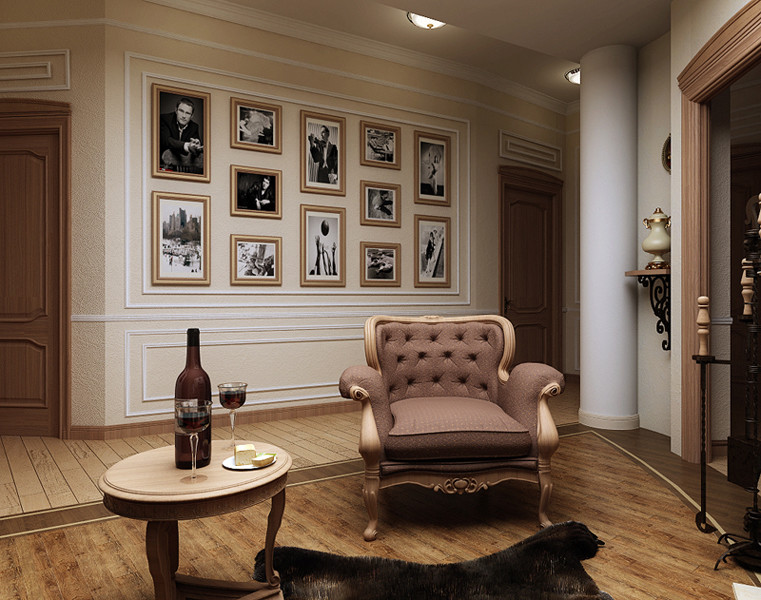 Дизайн-проект  квартиры в классическом стиле, Санкт-Петербург