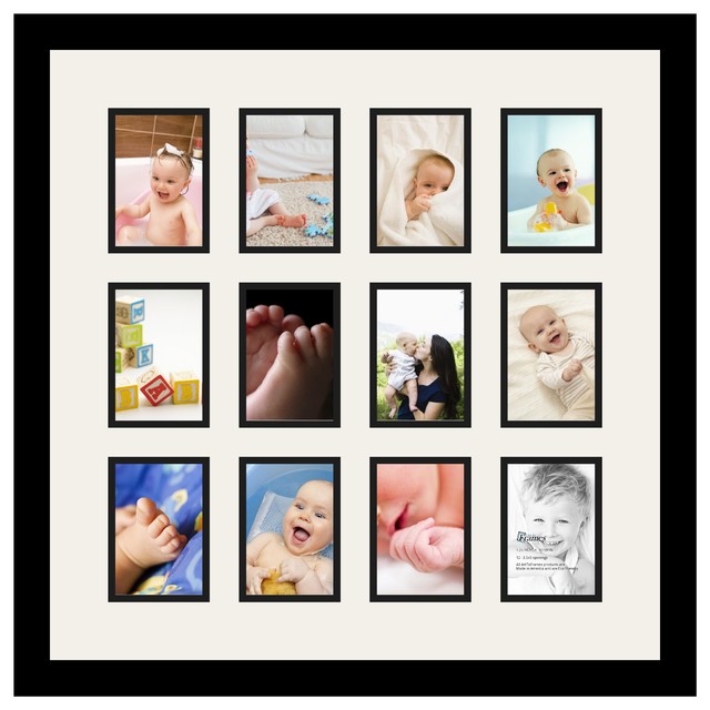 Arttoframes Alphabet Photography Picture Frame With 12 3 5x5 Arttoframes Alphabet Photography Picture Frame With 12 3 5x5 Openings And Contemporary Frames By