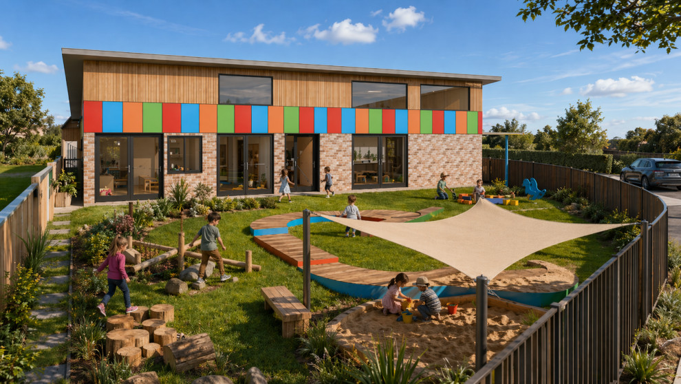 A playful and contemporary childcare