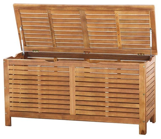 Riviera Wooden Garden Storage Box - Modern - Garden Storage Boxes - by