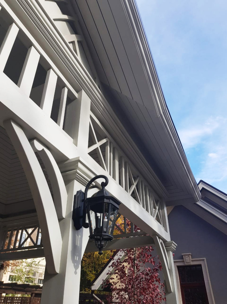 Благоустройство территории загородного дома в поселке Трувиль