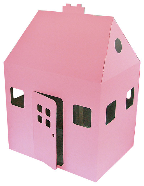 Kid-Eco Cardboard Playhouse, Pink