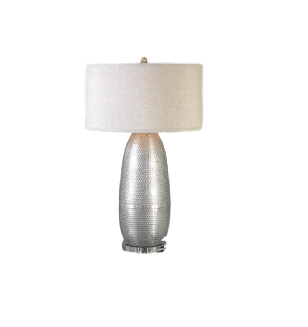 Uttermost Industrial Silver Table Lamp Tartaro Lamps Transitional Uttermost Industrial Silver Table Lamp Tartaro Lamps Transitional By Homethangs