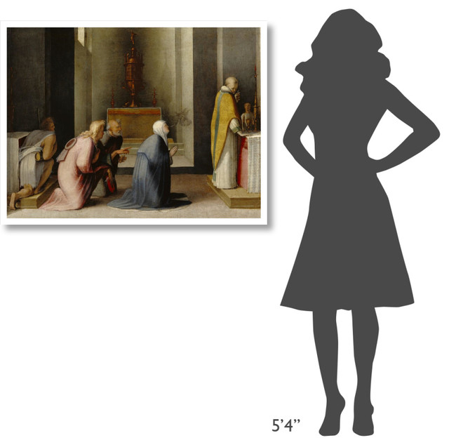 "The Miraculous Communion of Saint Catherine of Siena" Paper Art, 18 ...