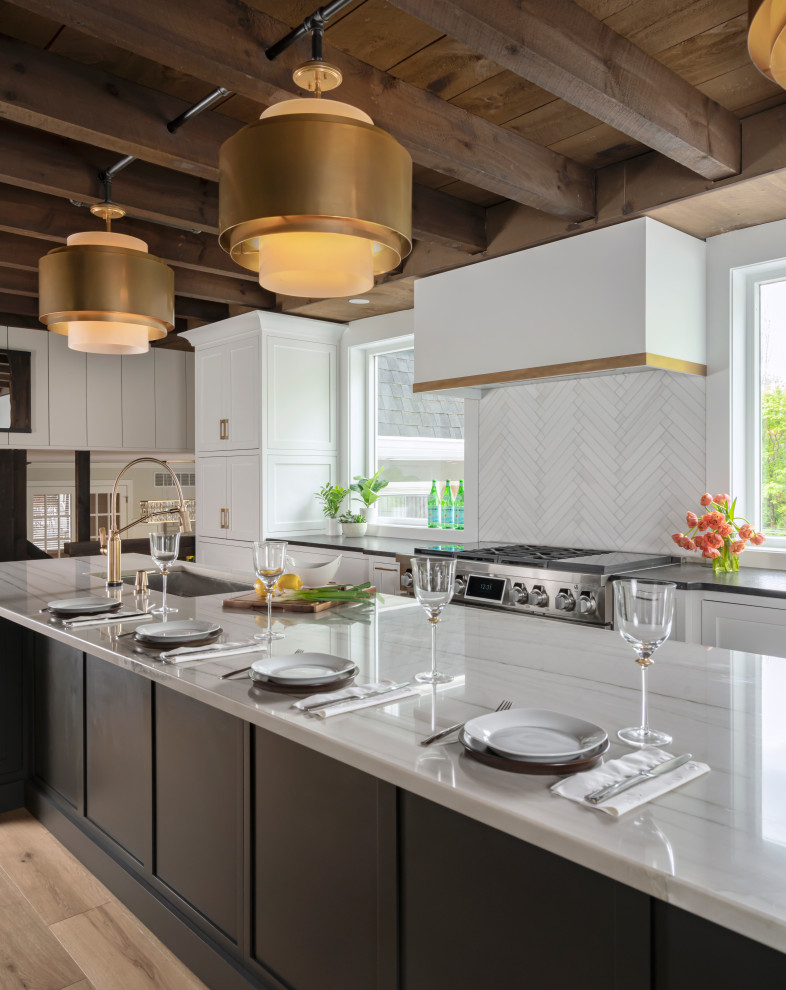 Inspiration for a rustic kitchen remodel in Philadelphia
