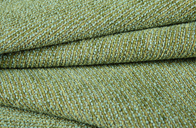 Teri Chenille Upholstery Fabric in Turquoise