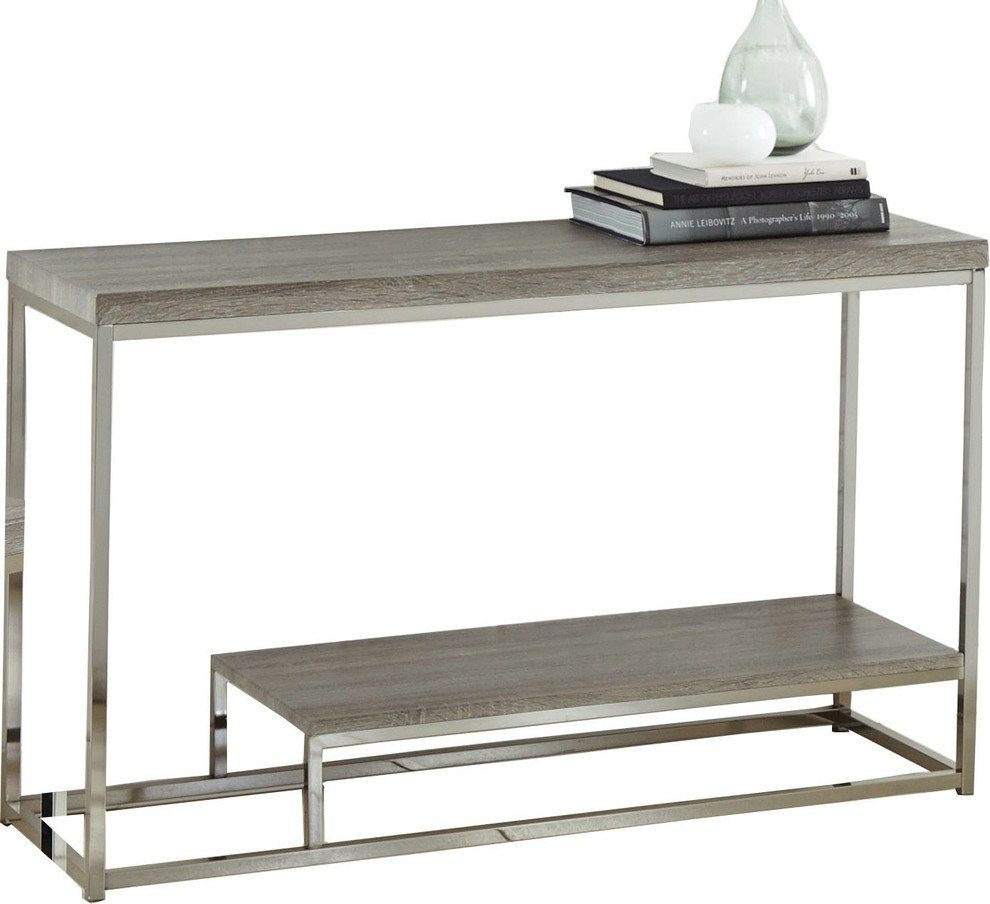 Lucia Sofa Table with Black Nickel