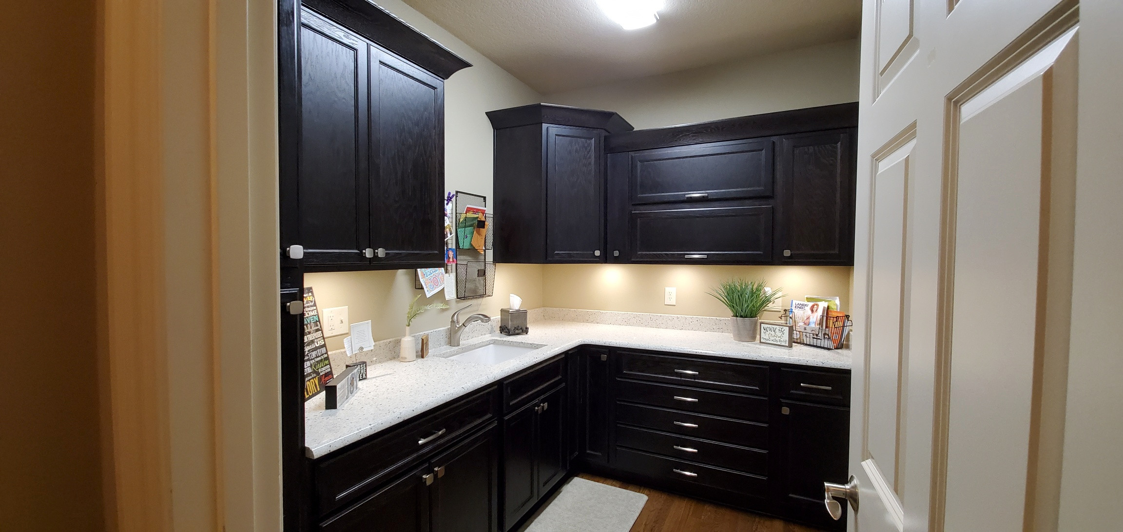 Sharon's laundry-turned Craft Rm