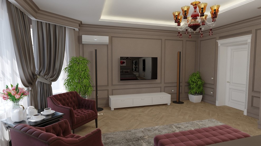 Дизайн-проект дома в стиле современная классика