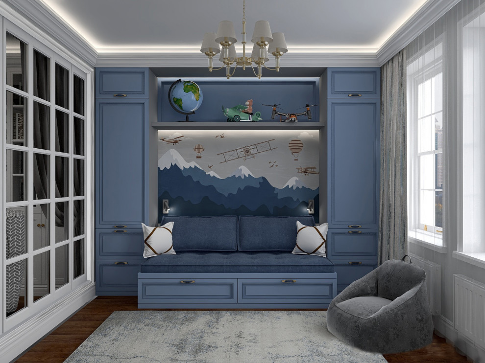 Двухкомнатная квартира в стиле неоклассика