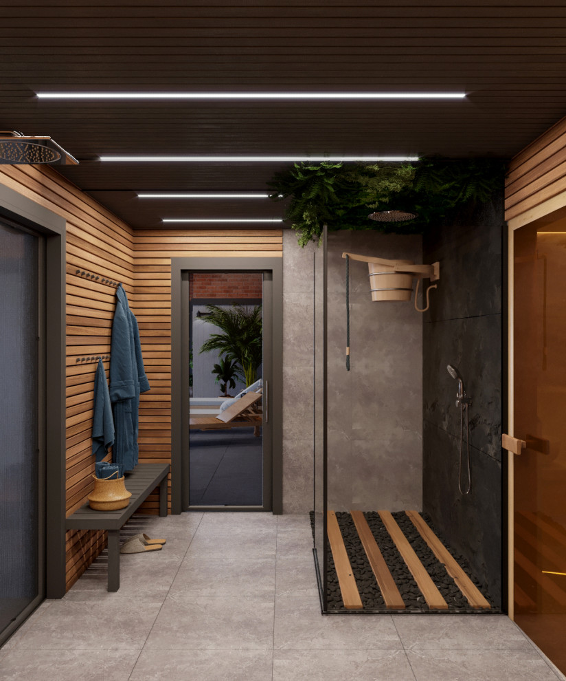 Душевая зона