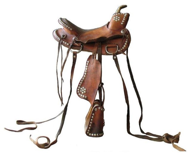 Vintage Childs' Western Saddle