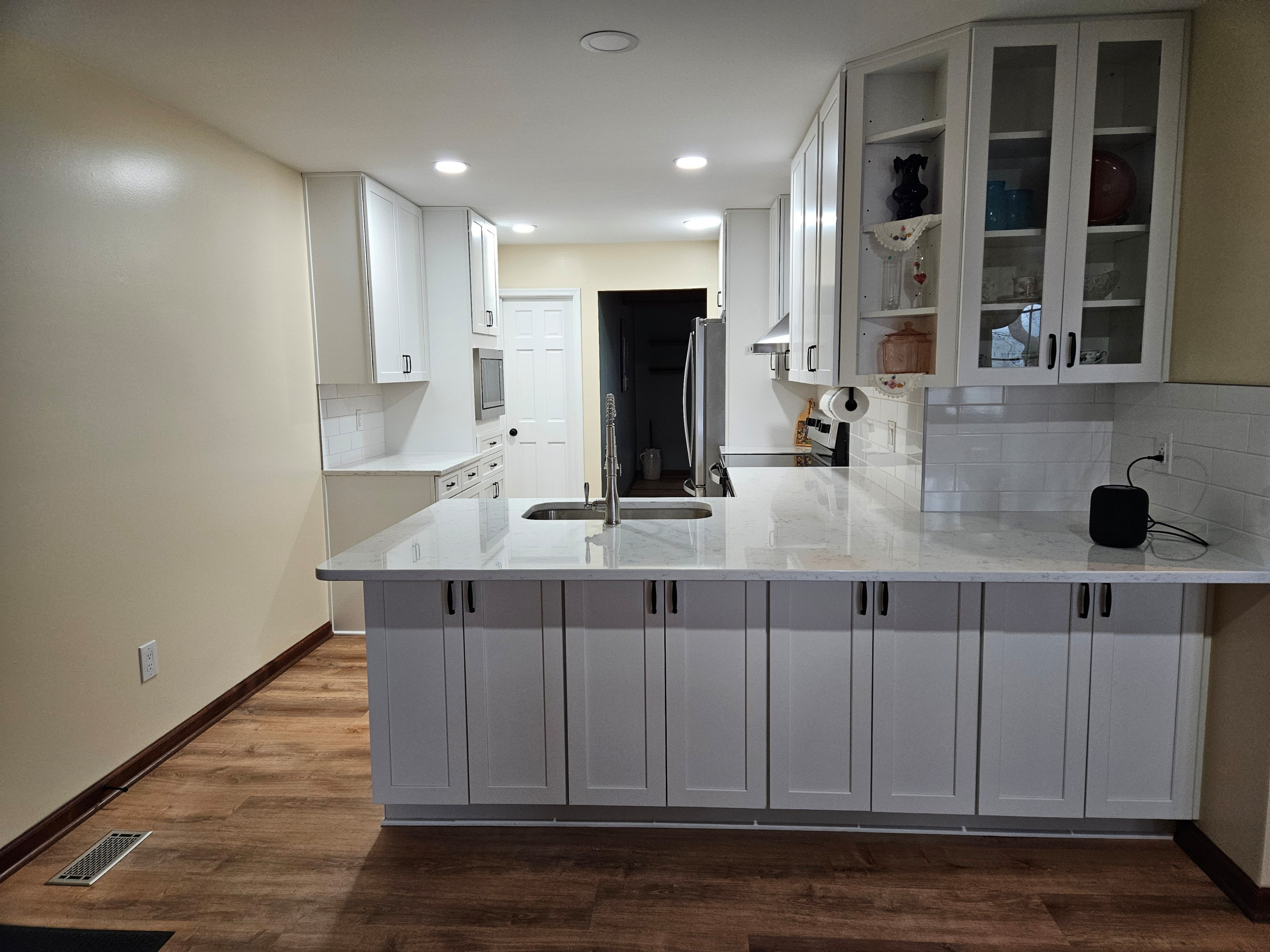 White Modern Kitchen Update